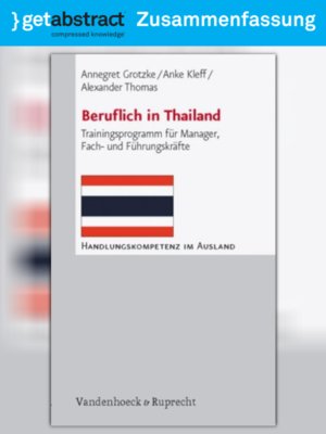 cover image of Beruflich in Thailand (Zusammenfassung)